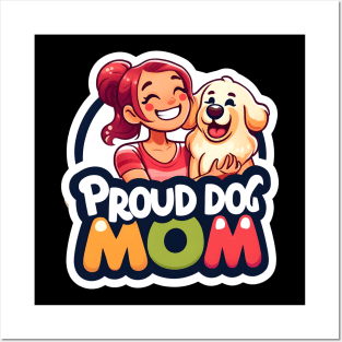 golden retriever dog mom Posters and Art